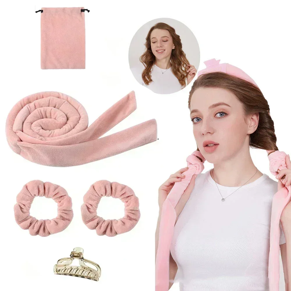 Hair Roller Set Flexi - Women Heatless Curling Rod Headband Lazy