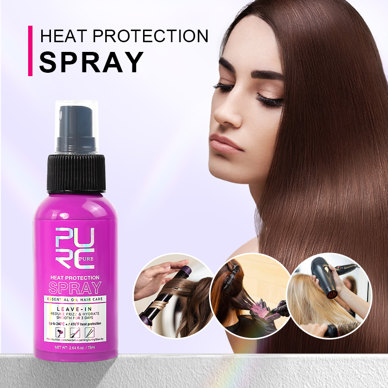 Heat Protectant Spray - PURC Heat Protectant Spray Coconut Oil