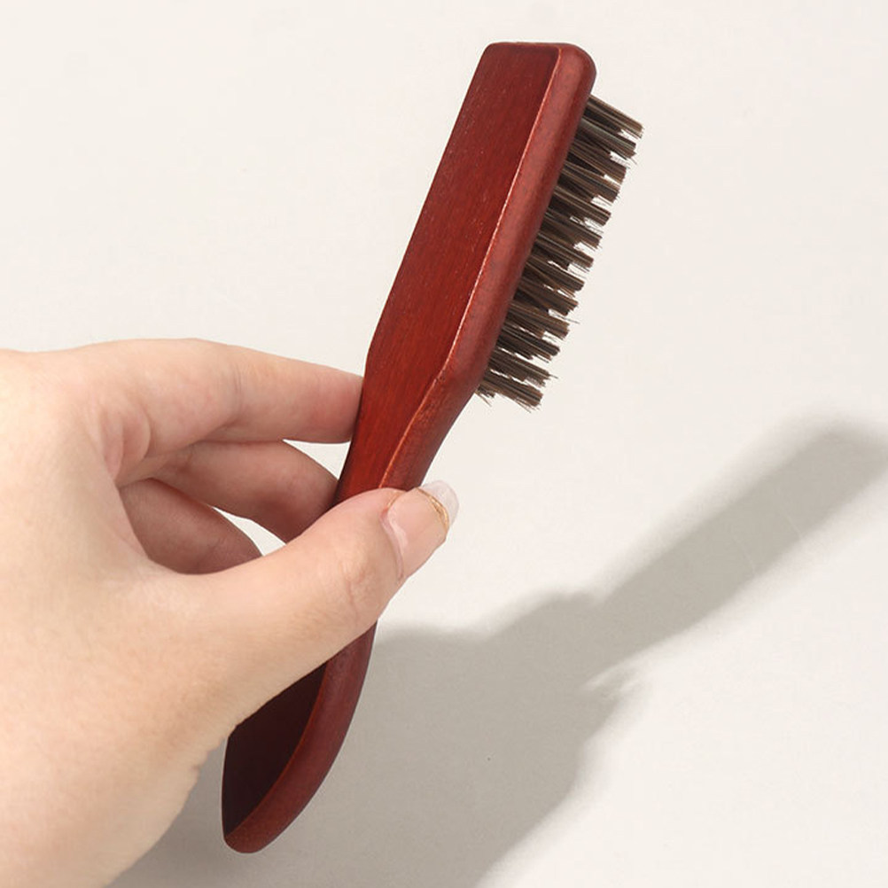 2Pcs Beard Grooming Brush Wood - Hair Care For Men ulasan dan harga
