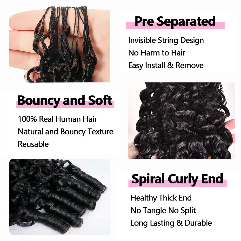 14 16 18 Inch Miracle Knots Cr - Hair Care For Wavy Hair ulasan dan harga