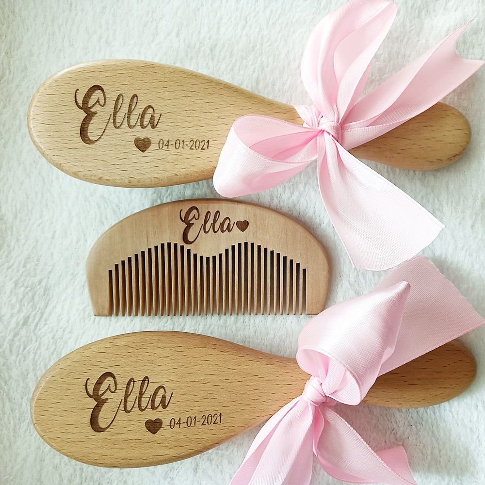 Custom Name Baby Bathing Comb  - Hair Care Names ulasan dan harga