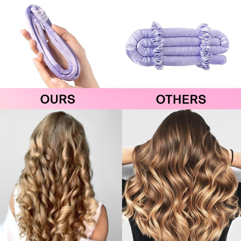 1 Sets Heatless Curling Rod He - Hair Roller Set Flexi ulasan dan harga