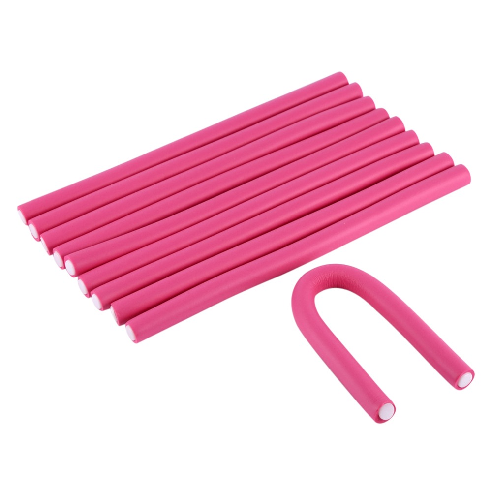 10Pcs/Set Soft Foam Soft Hair  - Hair Roller Set Flexi ulasan dan harga