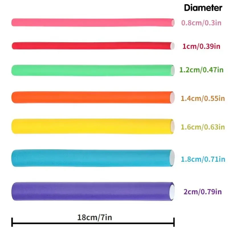 42pcs/Set Flexible Curling Rod - Hair Roller Set Flexi ulasan dan harga