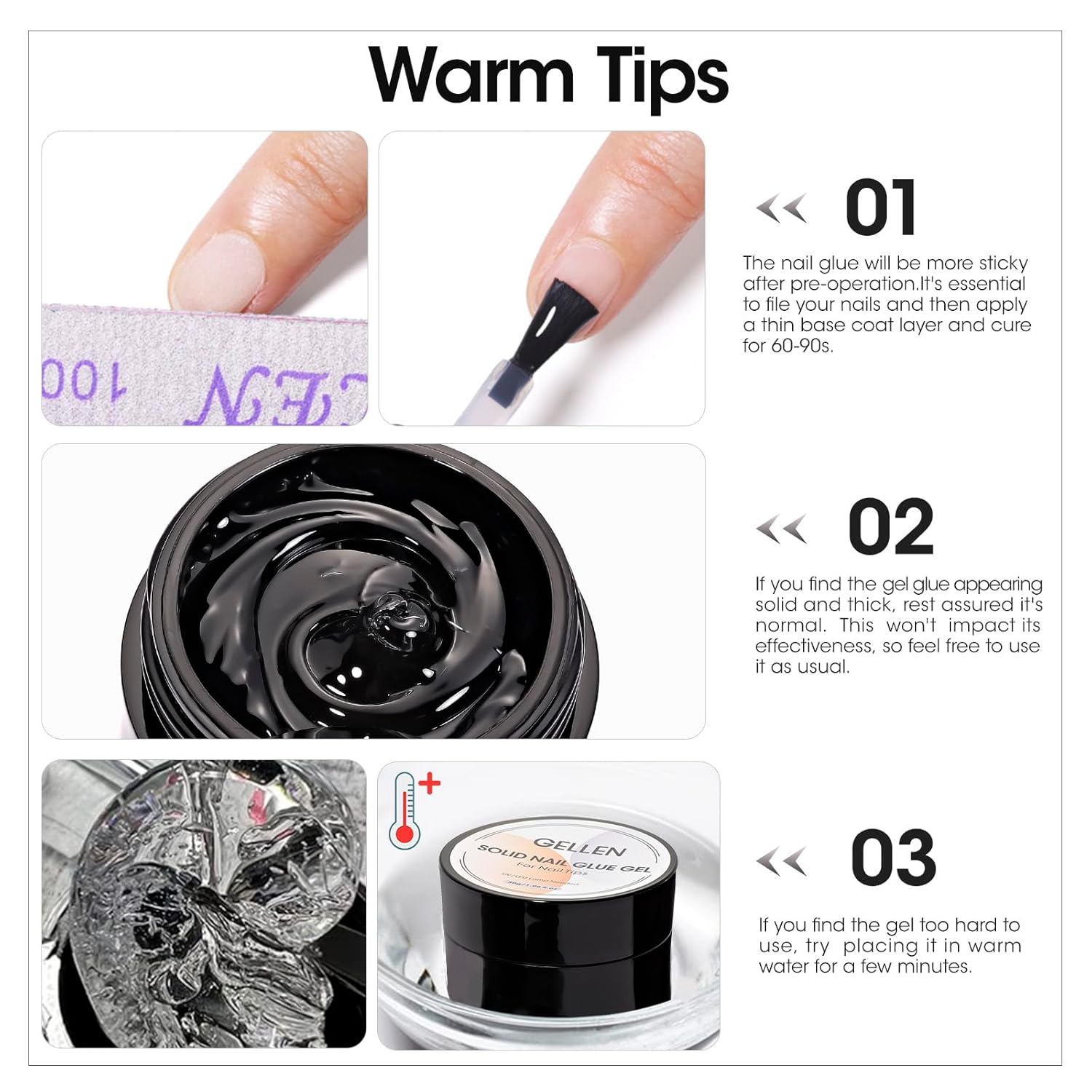 GELLEN Nail Solid Glue Builder - Hair Care Gel ulasan dan harga