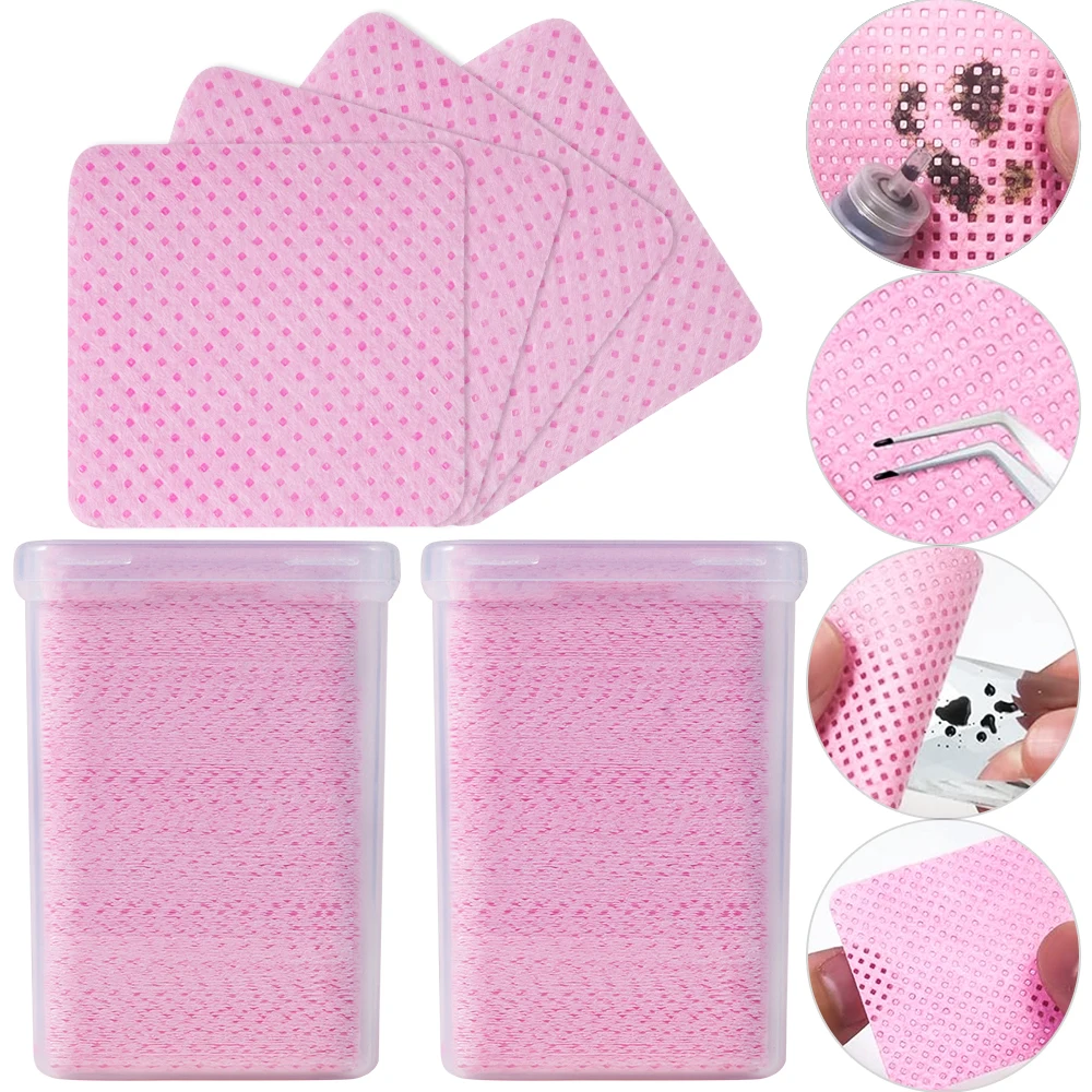 200Pcs Pink Lint-Free Nail Pol - Hair Care Gel ulasan dan harga