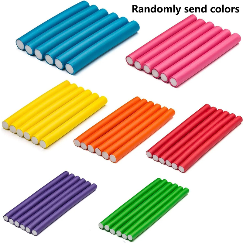 10pcs Flexible Curling Rods Ha - Hair Roller Set Flexi ulasan dan harga