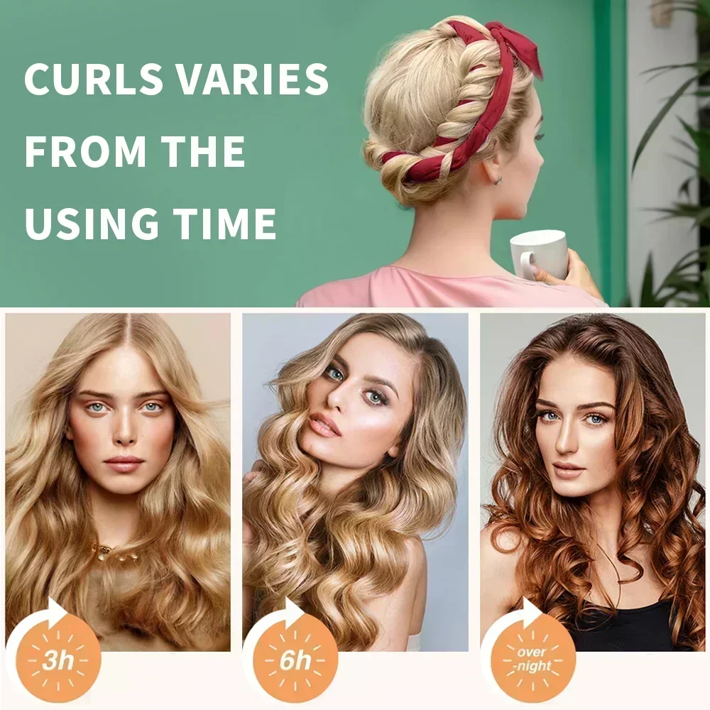 Women Heatless Curling Rod Hea - Hair Roller Set Flexi ulasan dan harga