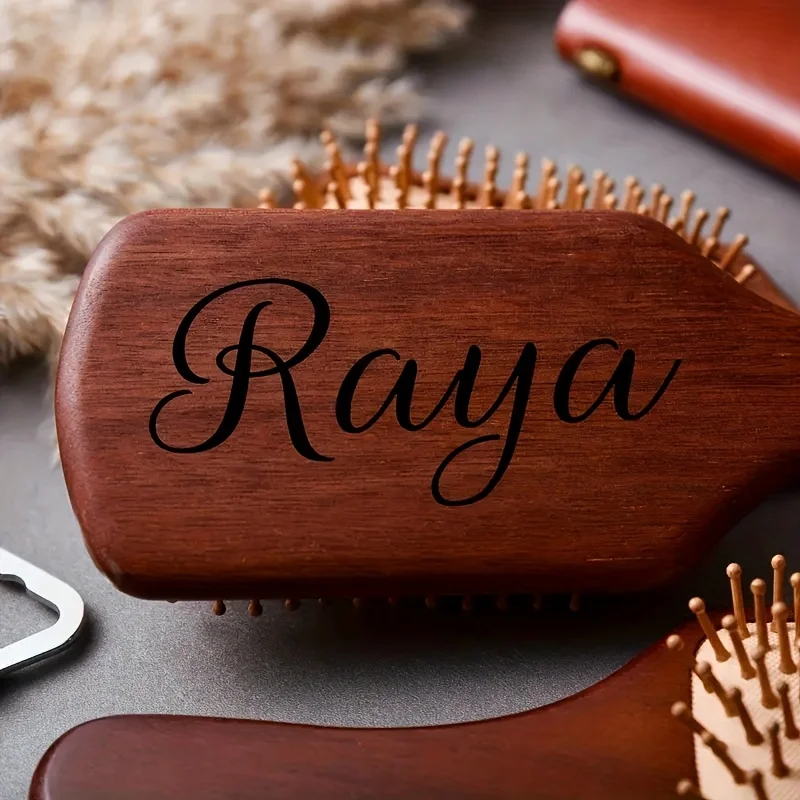 Engraved Name Sandalwood Hair  - Hair Care Names ulasan dan harga