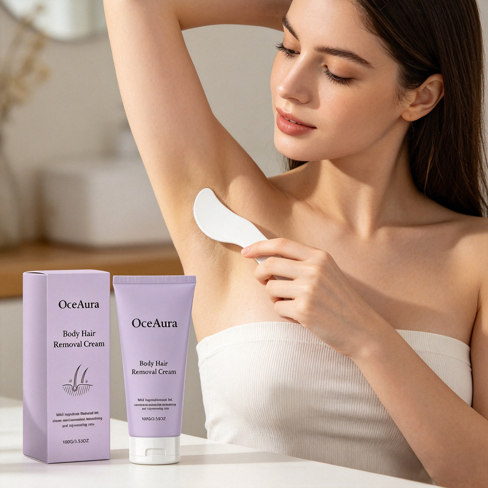 OceAura Body Hair Removal Crea - Hair Care Honey ulasan dan harga