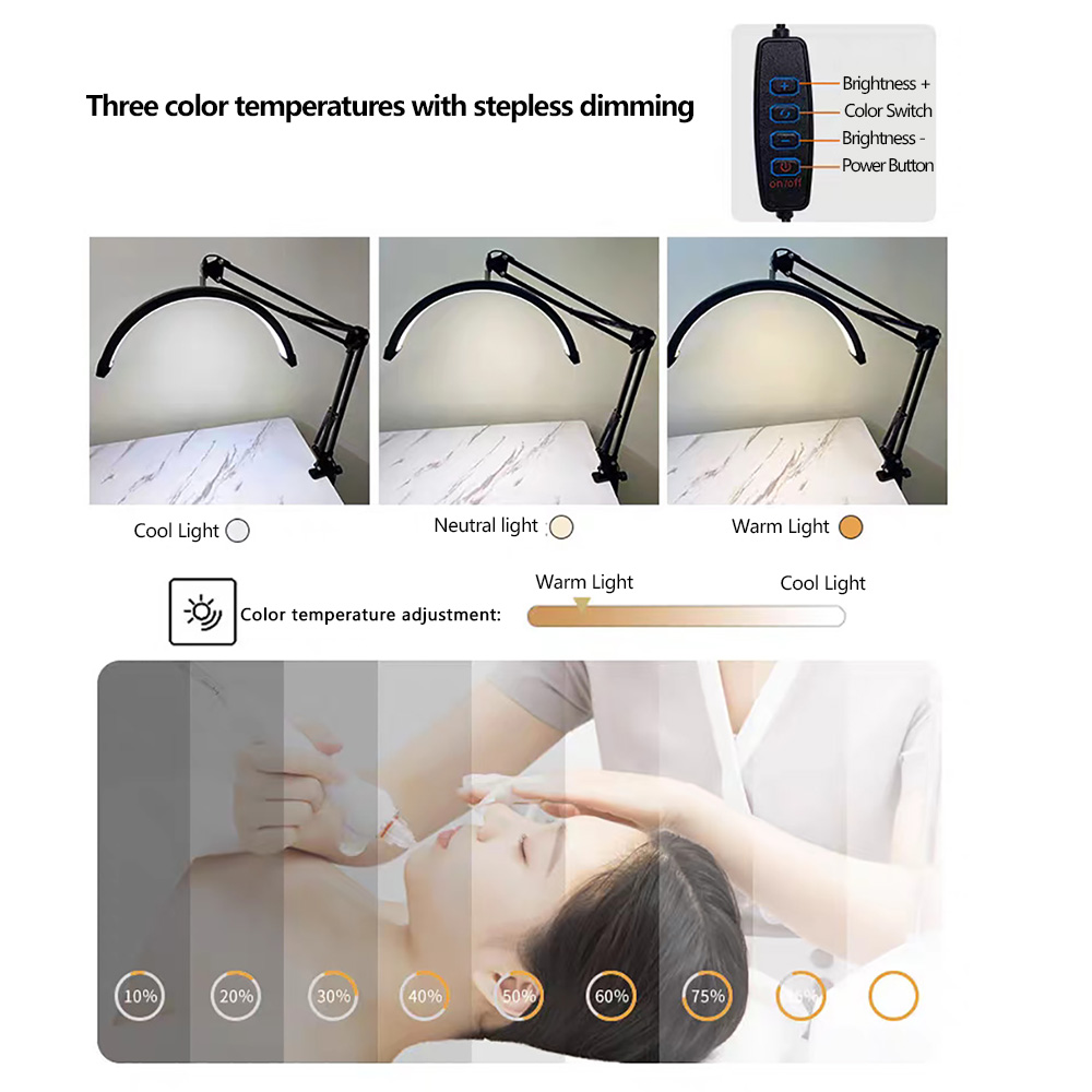 Clamp-on Fill Light Adjustable - Hair Care Color ulasan dan harga