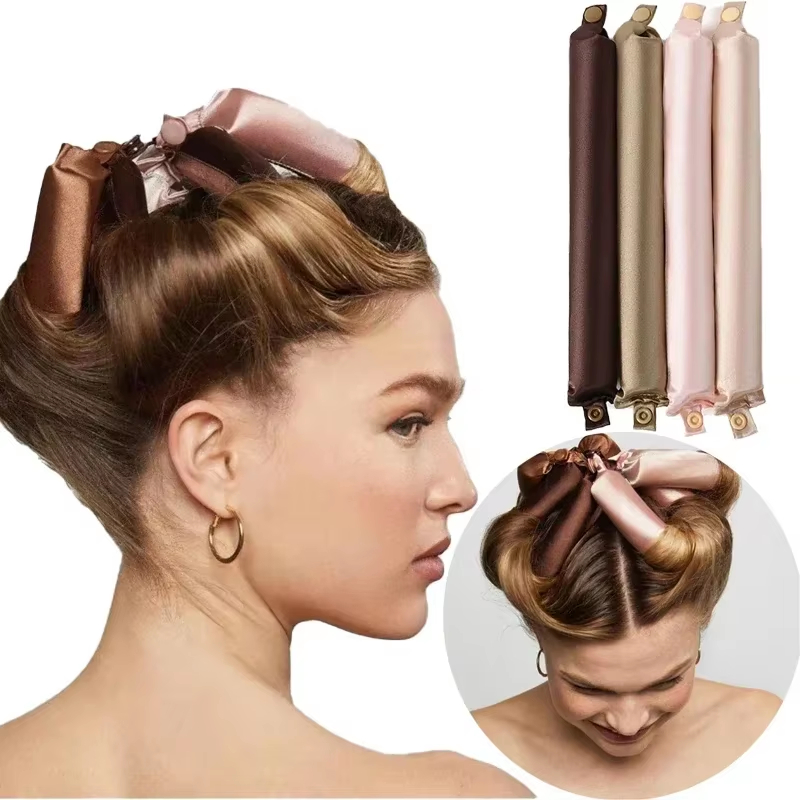 4/5pcs Heatless Curling Rod Se - Hair Roller Set Flexi ulasan dan harga