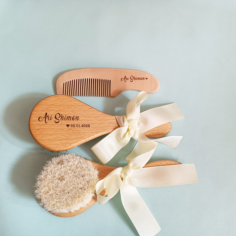 Baby Bathing Comb with Custom  - Hair Care Names ulasan dan harga