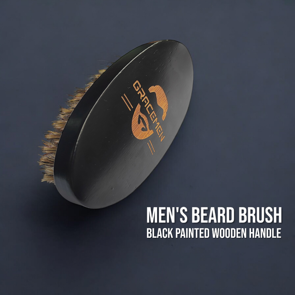 Gracemen Beard Brush - Natural - Hair Care For Men ulasan dan harga