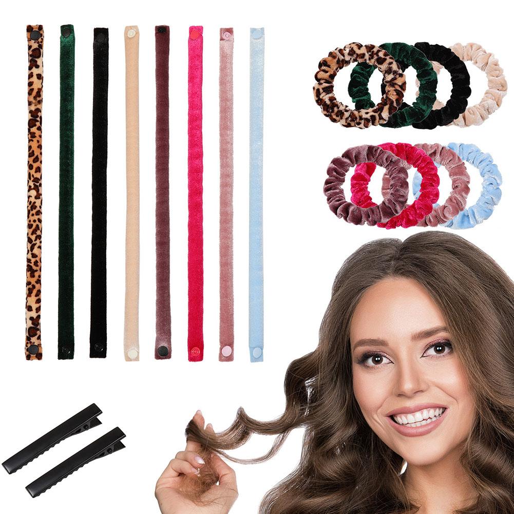 6PCS Heatless Curling Rod Head - Hair Roller Set Flexi ulasan dan harga