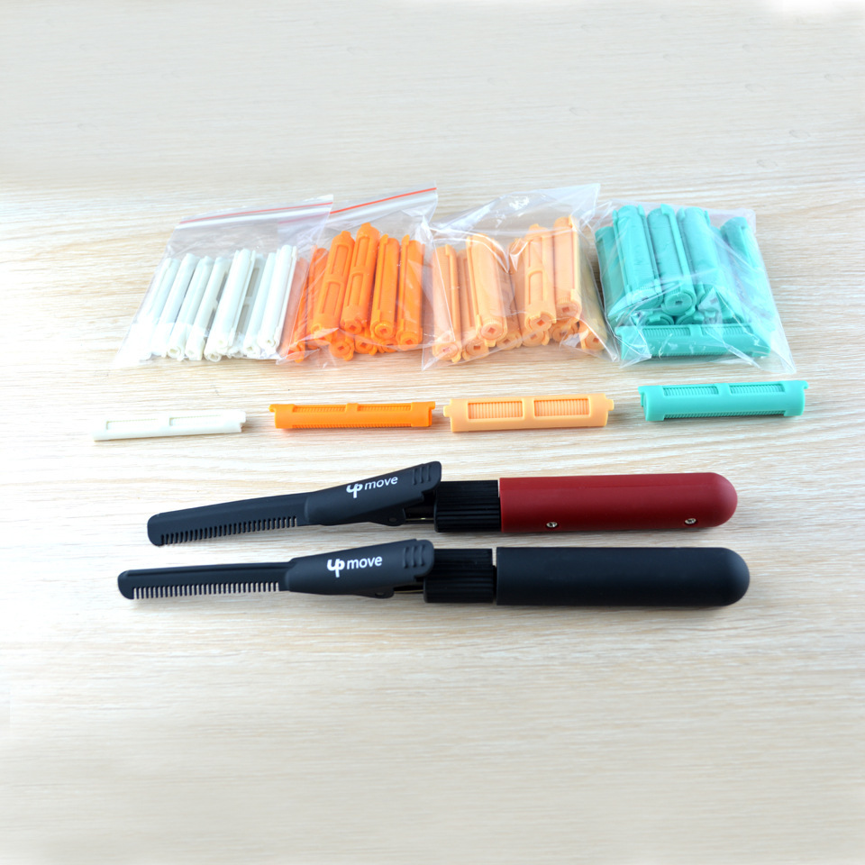 40pcs Heatless Hair Curler &Ha - Hair Roller Set Flexi ulasan dan harga