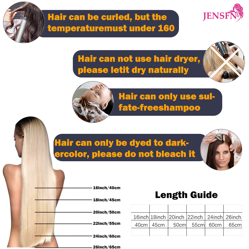 JENSFN I Tip Hair Extensions 1 - Hair Care Color ulasan dan harga