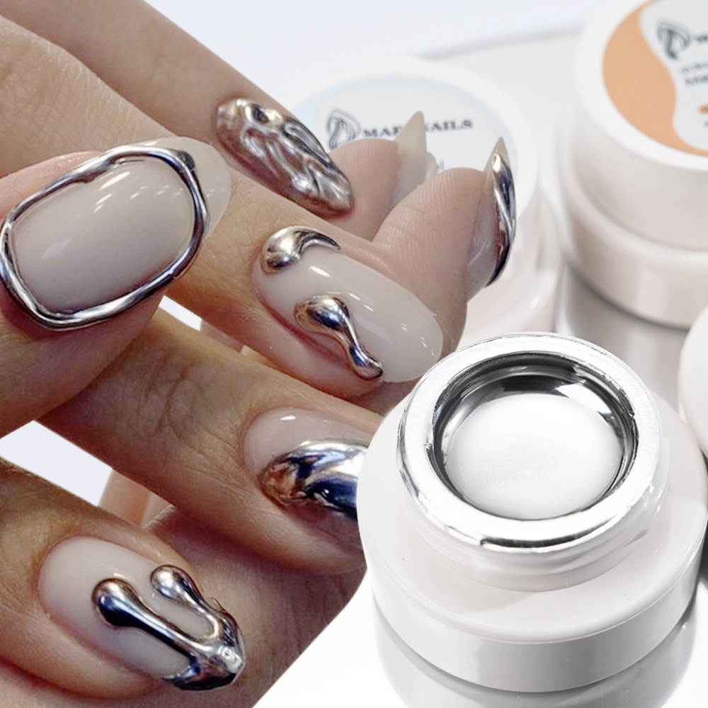 5ml Silver Gold Metallic Gel N - Hair Care Gel ulasan dan harga