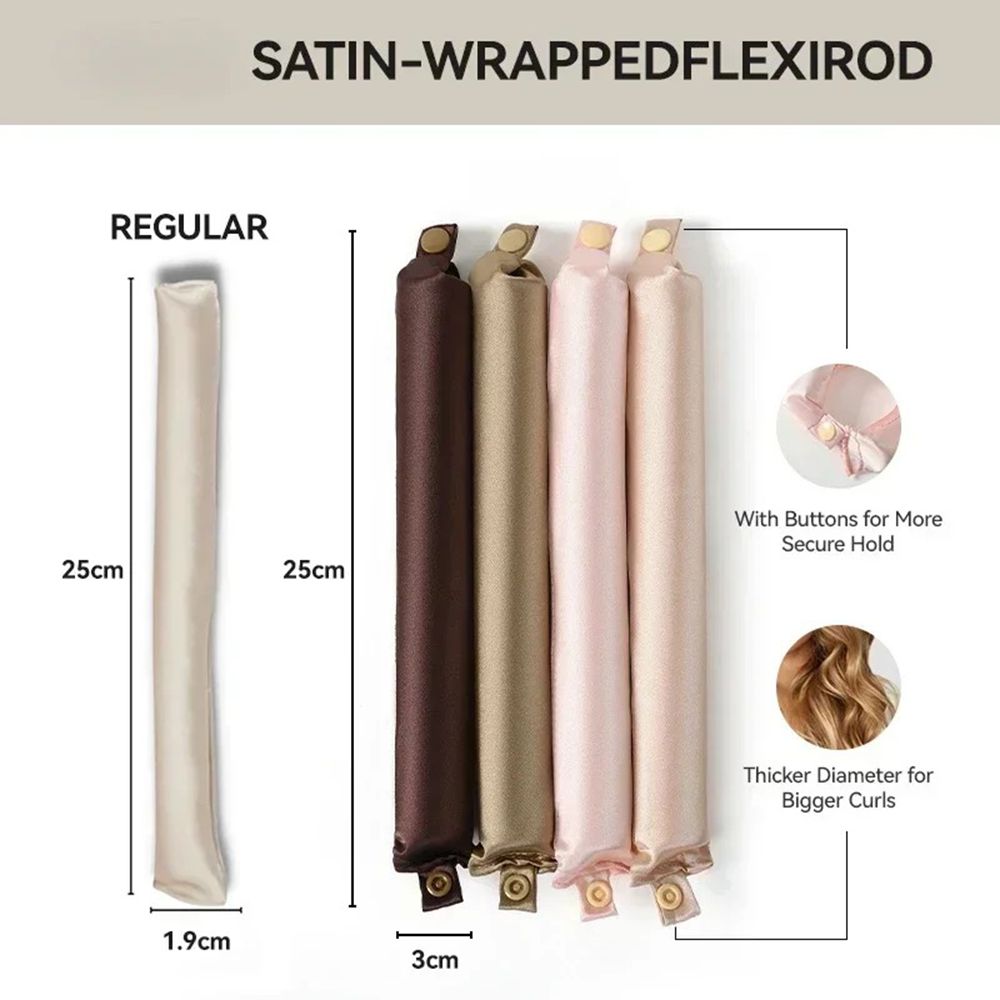 5pcs Heatless Curling Rod Set  - Hair Roller Set Flexi ulasan dan harga