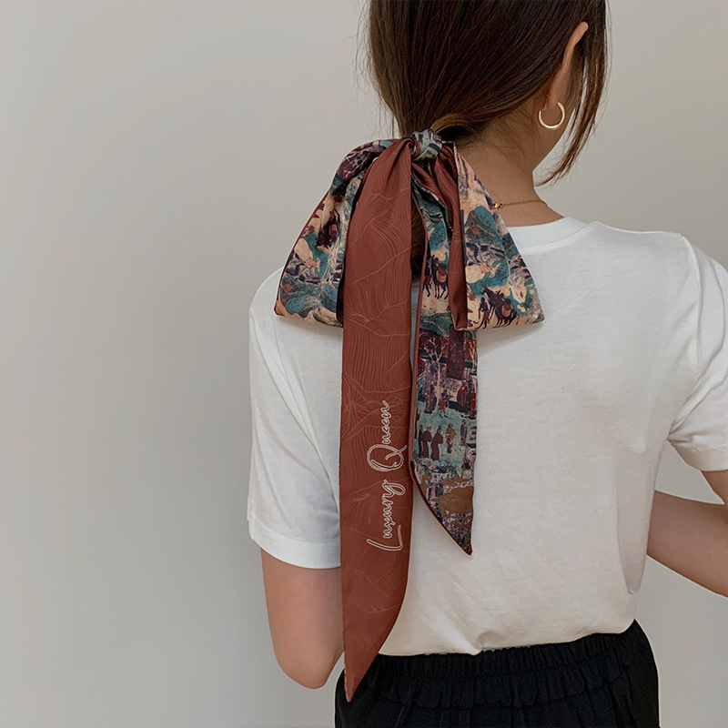 Luxury Hair Scarf Women Silk L - Hair Care Luxury Brands ulasan dan harga