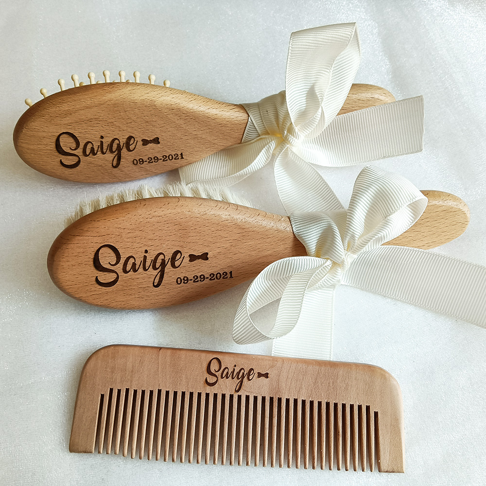 Custom Name Baby Bathing Comb  - Hair Care Names ulasan dan harga
