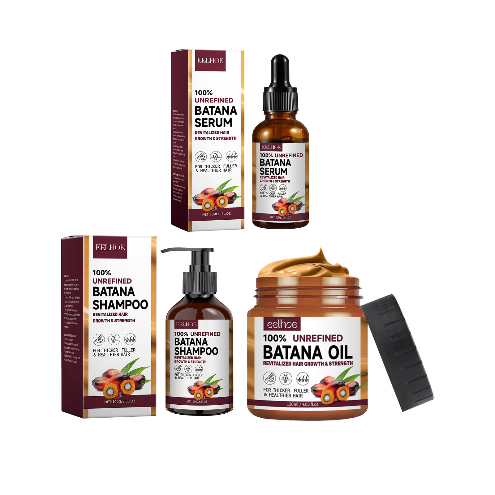 EELHOE Natural Batana Oil Deep - Hair Care Treatment ulasan dan harga