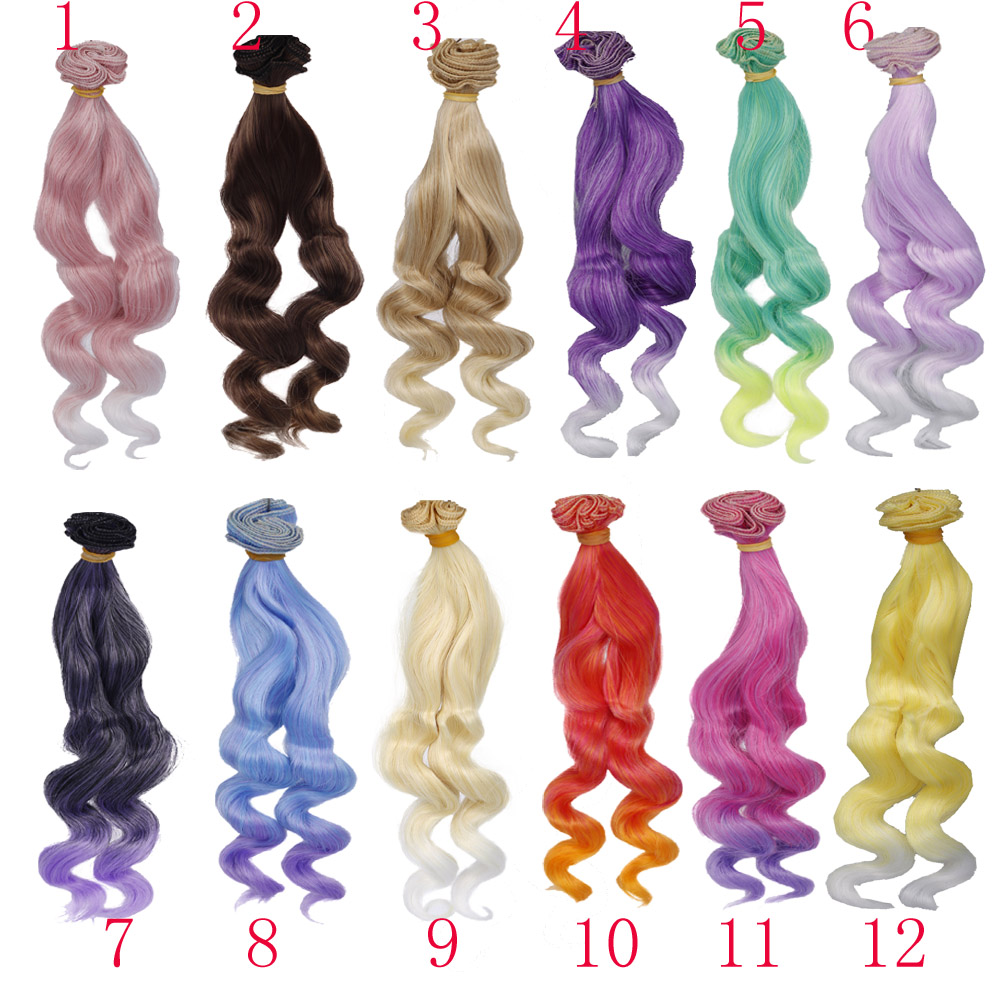 Russian DIY Doll Hair 25cm Hig - Hair Care For Wavy Hair ulasan dan harga