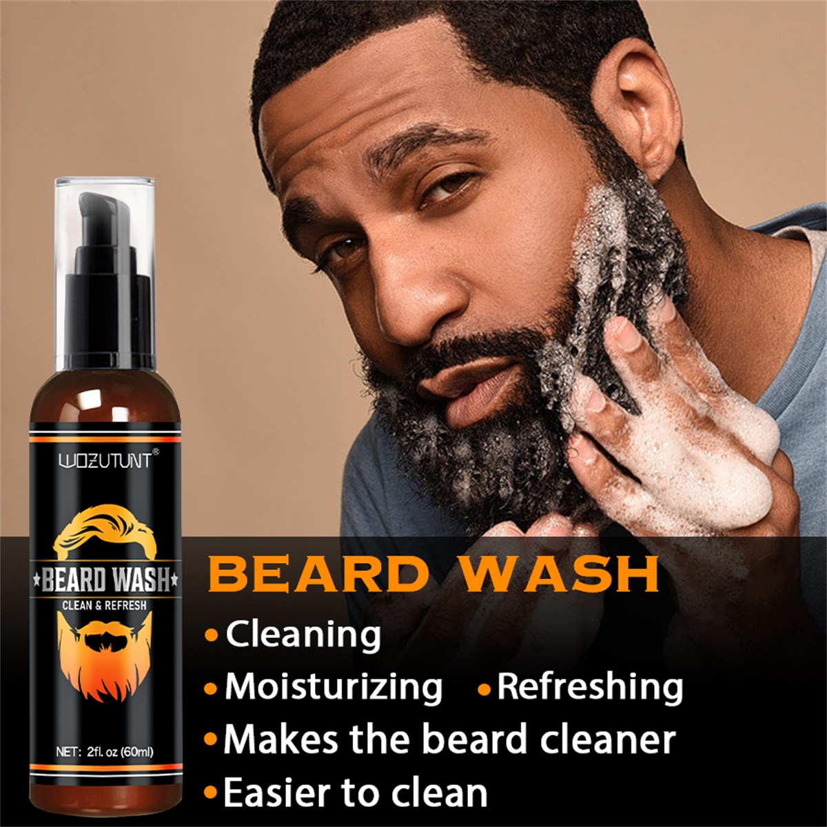 Beard Wash Moustache Balm and  - Hair Care For Men ulasan dan harga