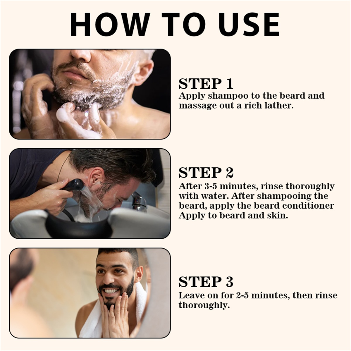 Beard Wash Moustache Balm and  - Hair Care For Men ulasan dan harga