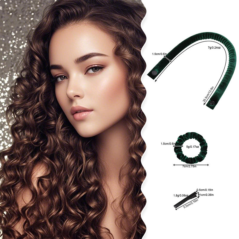 6Pcs/Set 35cm Long Soft Fabric - Hair Roller Set Flexi ulasan dan harga