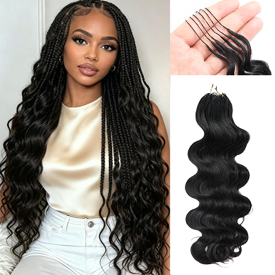 Knotless Pre Separated 100% Hu - Hair Care For Wavy Hair ulasan dan harga