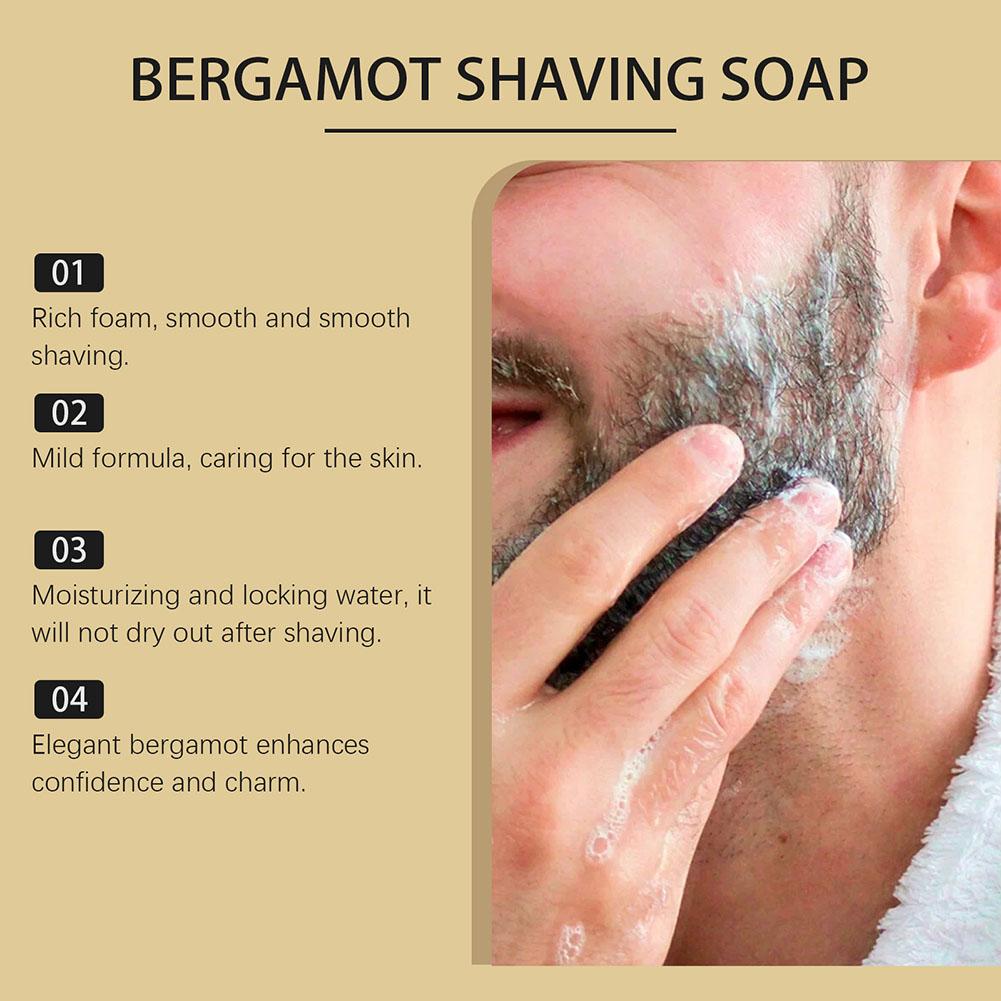 Bergamot Shaving Soap for Men  - Hair Care For Men ulasan dan harga