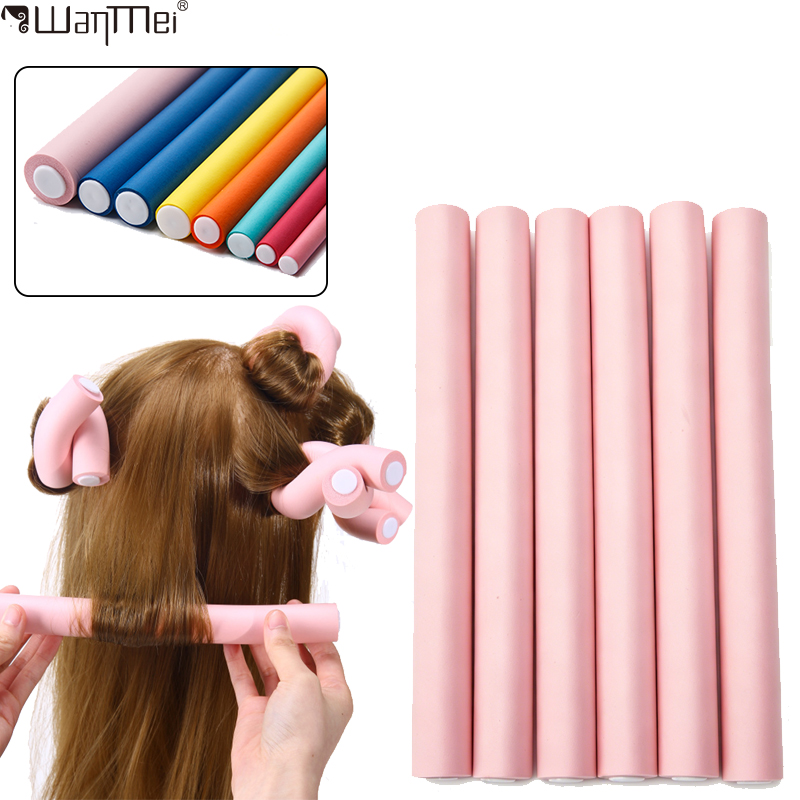 6pcs/pack New Oversize Flexibl - Hair Roller Set Flexi ulasan dan harga