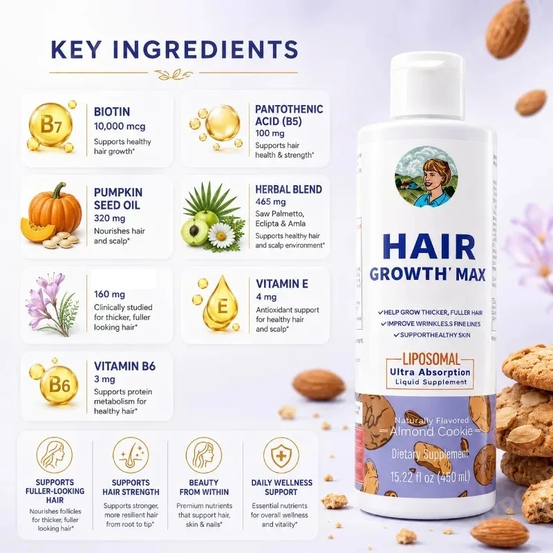 Women's Hair Growth MAX Liposo - Hair Care Capsule ulasan dan harga