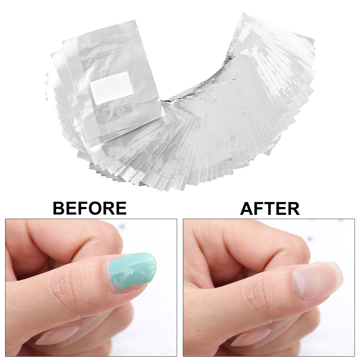500/1000Pcs Aluminium Foil Gel - Hair Care Gel ulasan dan harga