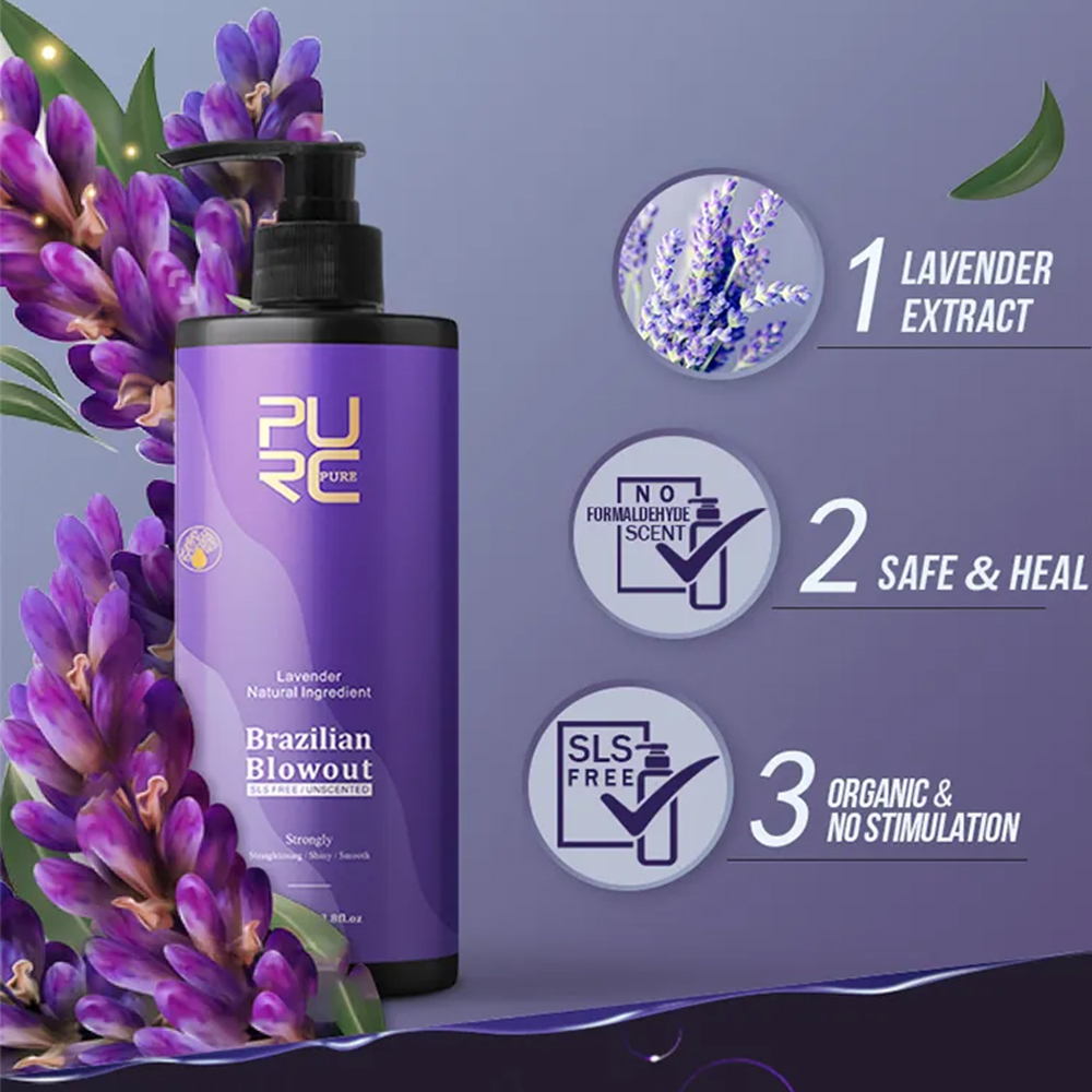 PURC Lavender 12% Brazilian Ke - Hair Care Korea ulasan dan harga